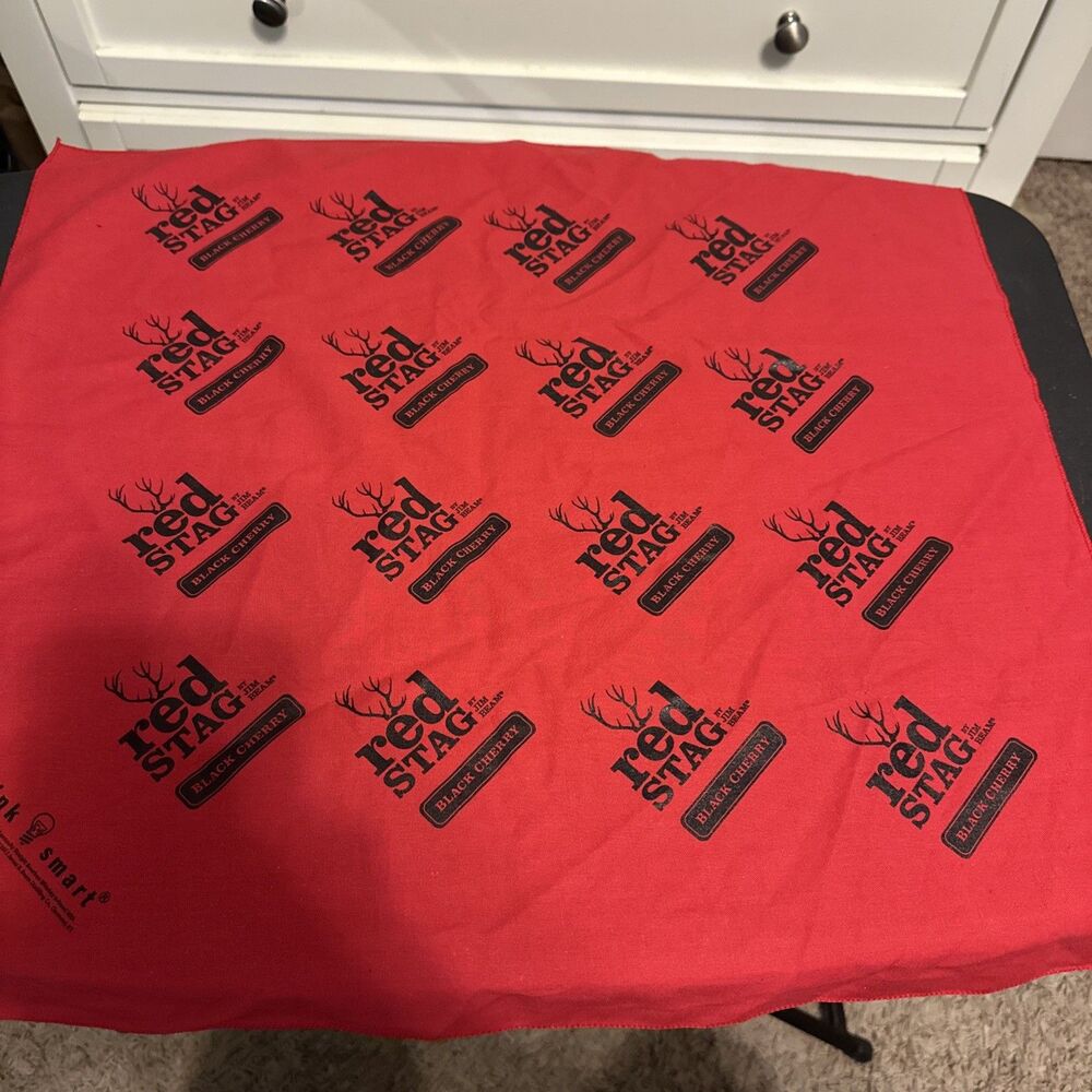 Jim Beam Red Stag Bandana - Scarf - Dew Rag..NEW